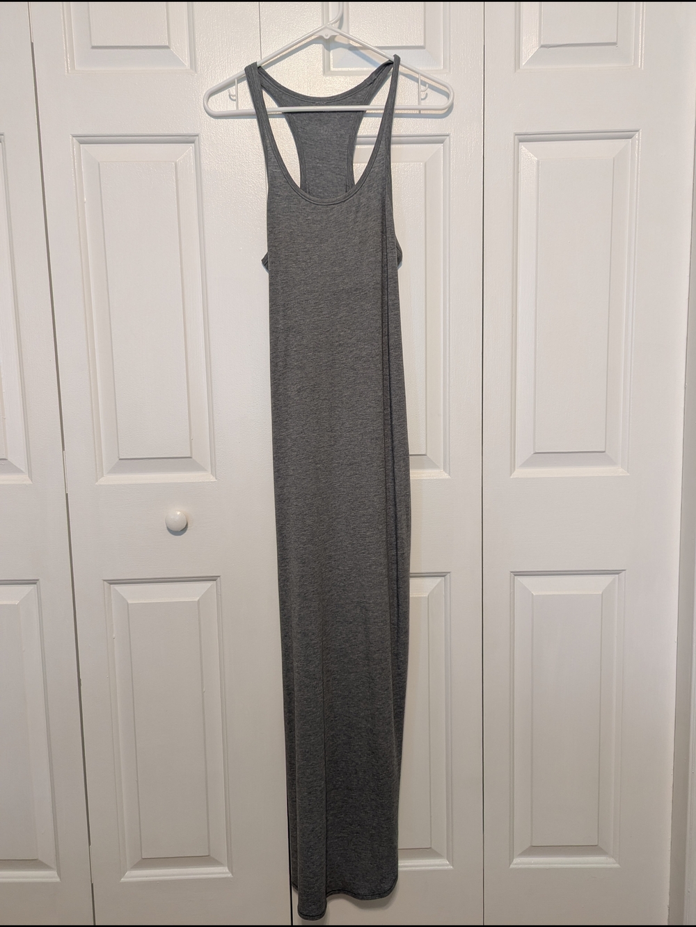 Lululemon Classic Gray Racerback Maxi Dress - Comfortable Everyday Style